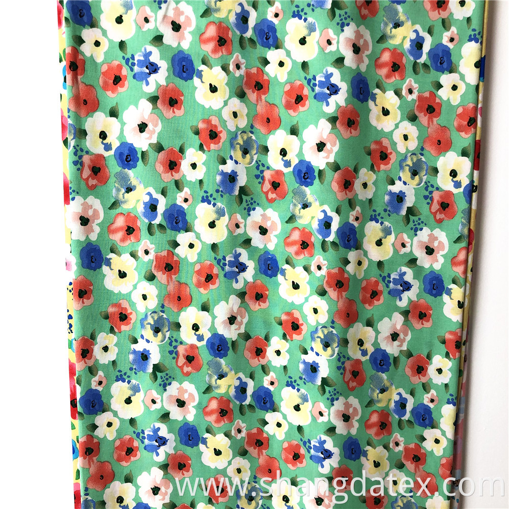 Small Flower Rayon Print